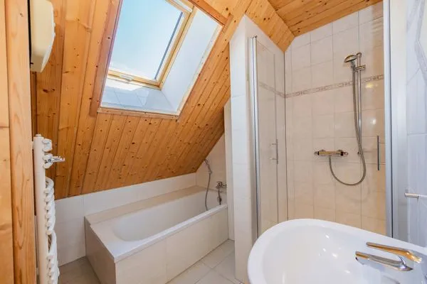 Badezimmer  Ferienwohnung Wassermann