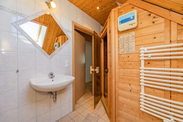 Badezimmer  Ferienwohnung Wassermann