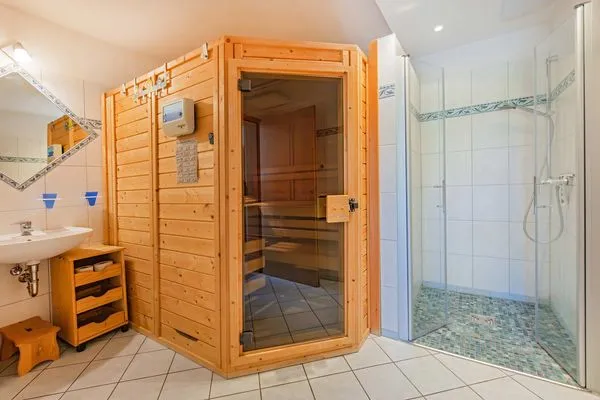Badezimmer  Ferienwohnung Wassermann