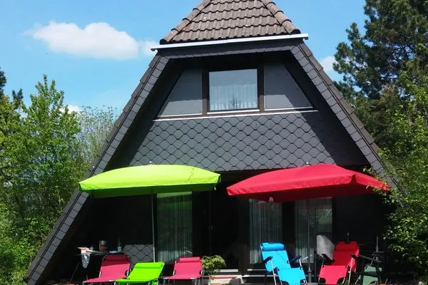 Terrasse  Ferienhaus  Im Abendrot