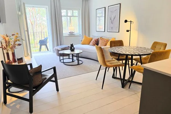 Wohnzimmer  Lieblingssuite am Strand