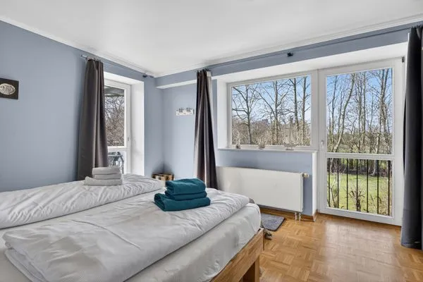 Schlafzimmer  Ferienwohnung Penthuus