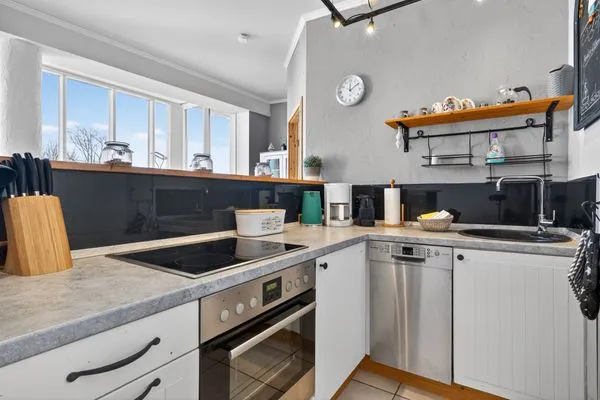 Küche / Küchenzeile  Ferienwohnung Penthuus