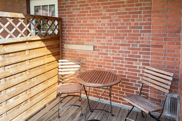 Terrasse Haus Frisia Bungalow Frisia 1