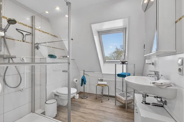 Badezimmer  Ferienwohnung Kleefeld