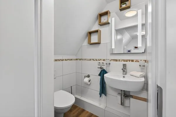 Gäste-WC  Ferienwohnung Kleefeld