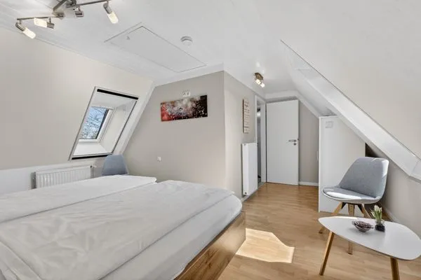 Schlafzimmer  Ferienwohnung Kleefeld