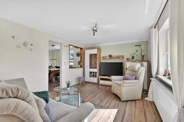 Wohnzimmer  Ferienwohnung Kleefeld