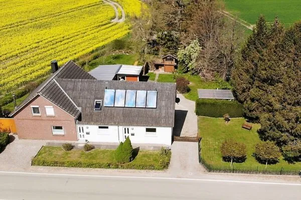 Vogelperspektive  Ferienwohnung Kleefeld