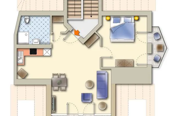 Grundriss  Sonnendeck 23