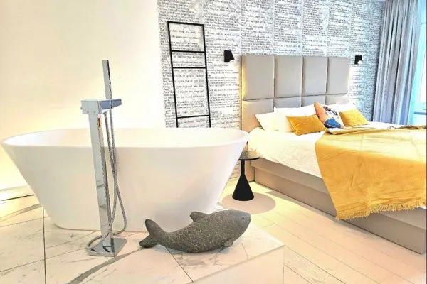 Schlafzimmer  Lieblingssuite am Strand