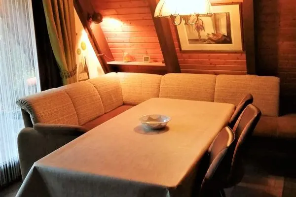 Wohnzimmer  Ferienhaus  Im Abendrot