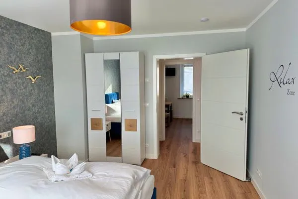 Schlafzimmer  Ferienwohnung Kleiner Seelöwe