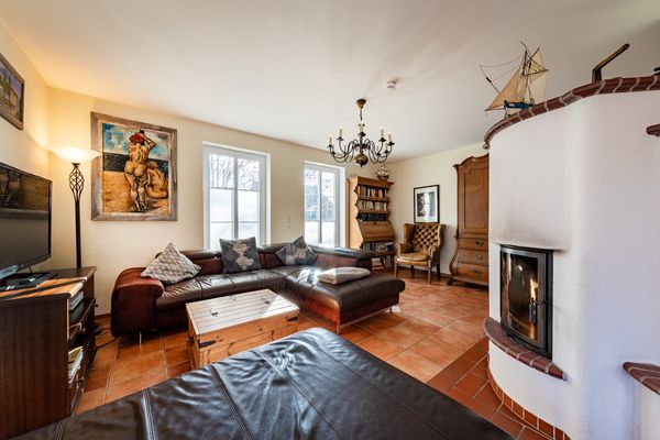  Alte Büdnerei 1 (Abeking-Haus) Ostseebad Ahrenshoop - Wohnzimmer