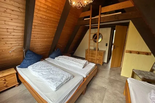 Schlafzimmer  Ferienhaus Eichhörnchennest