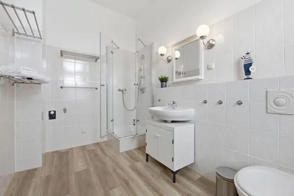 Badezimmer  Villa zur See, Whg. Fregatte