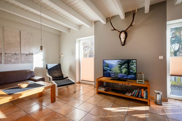  Haus "Wieckend" Wieck auf dem Darß - Wohnzimmer