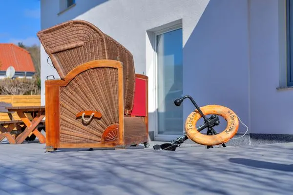 Garten  Ferienhaus Thorina