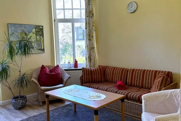 Wohnzimmer  Strandvilla Seepferdchen App. 11