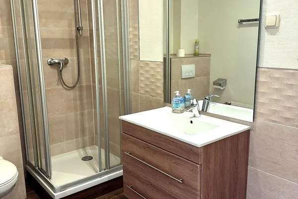 Badezimmer  Strandvilla Seepferdchen App. 11