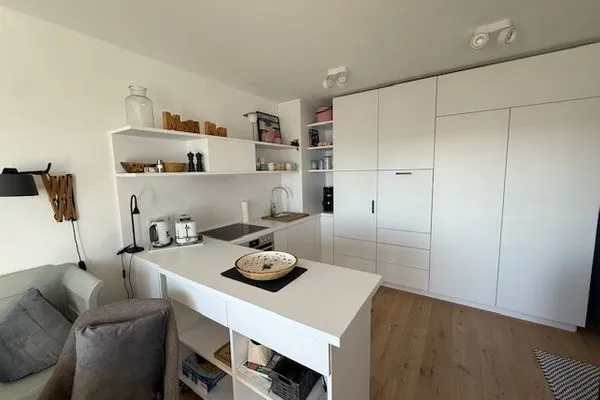 Küche / Küchenzeile Ferienwohnung im Haus Nordland App 105