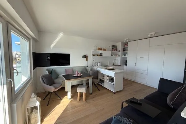 Wohnzimmer Ferienwohnung im Haus Nordland App 105