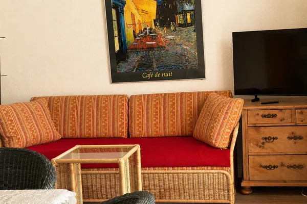 Wohnzimmer  Strandvilla Seepferdchen App. 6