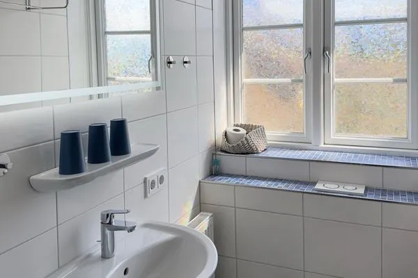 Badezimmer Haus Frisia Ferienwohnung Frisia 4
