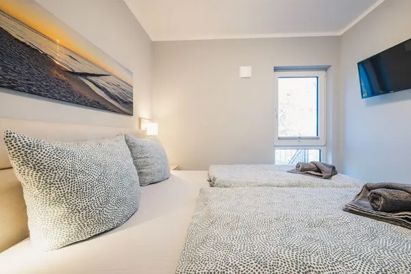 Schlafzimmer  Ferienwohnung Boddentraum