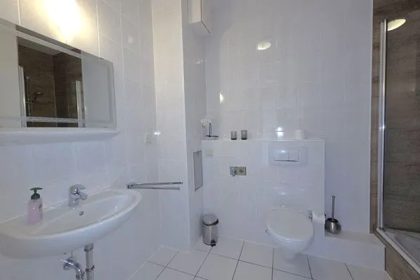 Badezimmer  Villa Johanna, App.1 - Bädervilla mit herrlichem Meerblick