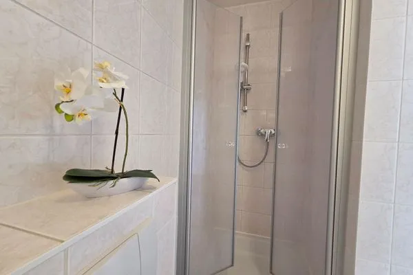 Badezimmer  Villa Johanna, App.2 - Bädervilla mit herrlichem Meerblick
