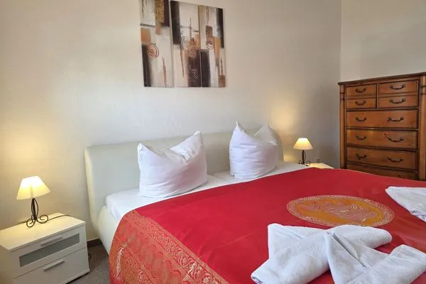 Schlafzimmer  Villa Johanna, App.2 - Bädervilla mit herrlichem Meerblick