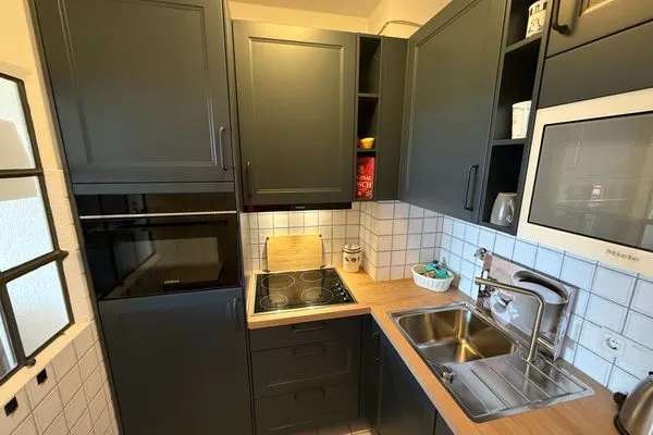 Küche / Küchenzeile Ferienwohnung im Haus Nordland App 88