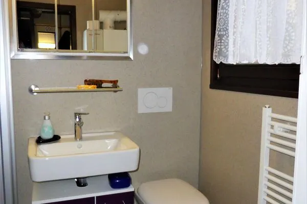 Badezimmer  Ferienhaus  Im Abendrot
