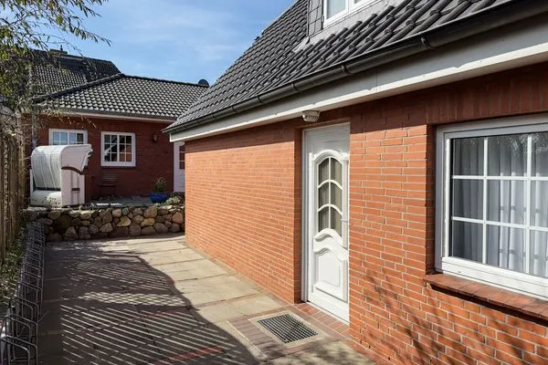 Fassade / Eingang Haus Frisia Ferienwohnung Frisia 3