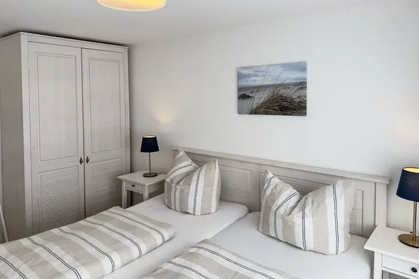 Schlafzimmer Haus Frisia Ferienwohnung Frisia 3