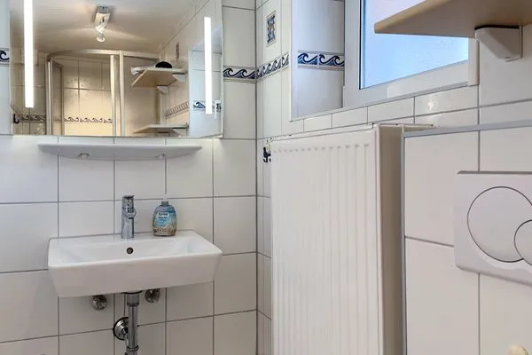 Badezimmer Haus Frisia Ferienwohnung Frisia 3