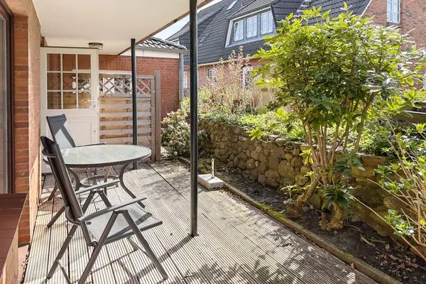 Terrasse Haus Frisia Bungalow Frisia 2