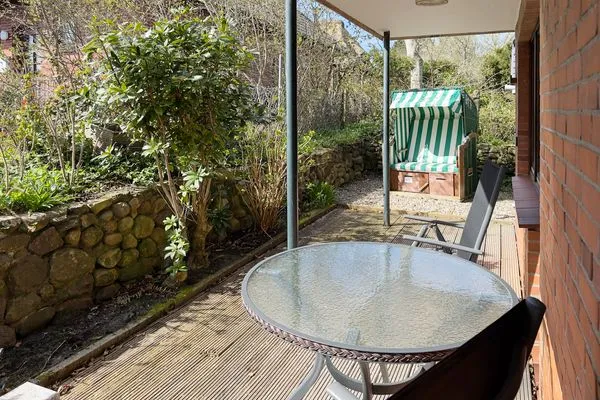 Terrasse Haus Frisia Bungalow Frisia 2