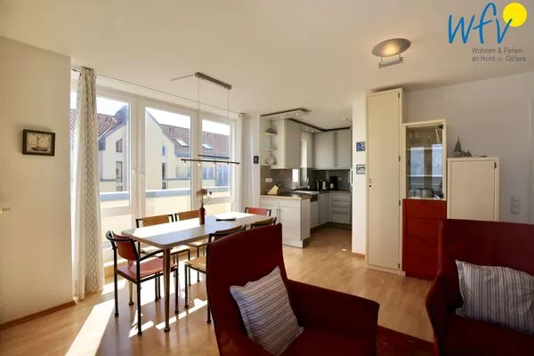 Wohnzimmer Kaiserhof Ferienwohnung 314