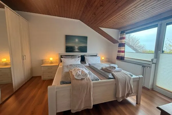 Schlafzimmer Haus am Kurpark Wohnung 24