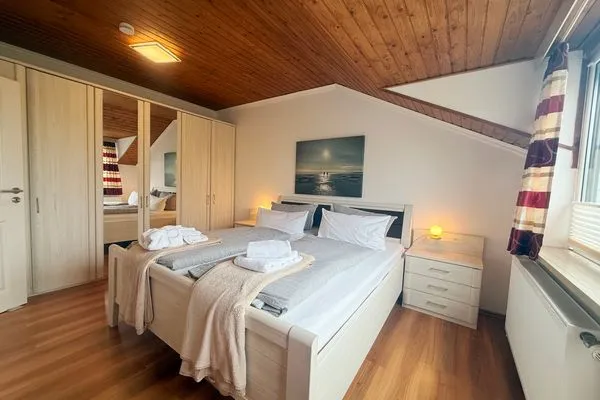 Schlafzimmer Haus am Kurpark Wohnung 24