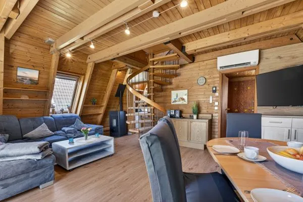 Wohnzimmer  Ferienhaus Fritzis Traum vom Meer