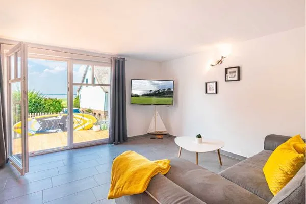 Wohnzimmer  Ferienhaus Malebisa