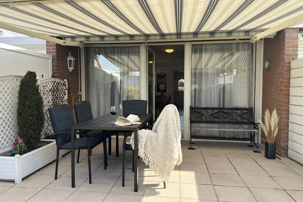 Terrasse mit Sitzbereich  Küstenperle Haffkrug - dein Platz am Meer