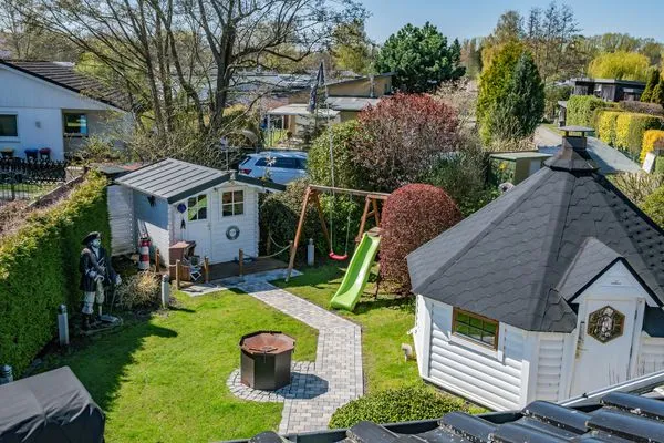 Gartenblick  Haus Sansibar