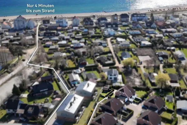 Nur 4 Minuten bis zum Strand - Dem Strand ganz nah  Küstenperle Haffkrug - dein Platz am Meer