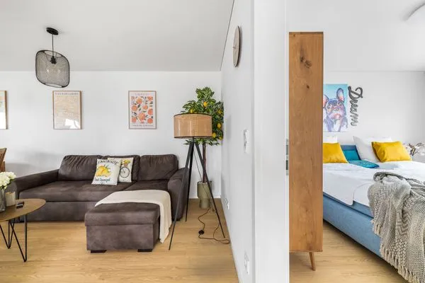 Wohnzimmer  Ferienwohnung Zitroneninsel