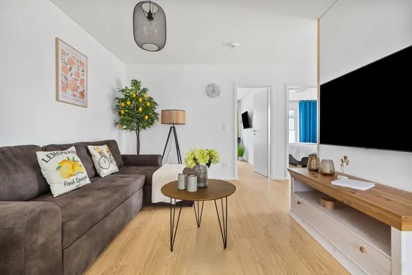 Wohnzimmer  Ferienwohnung Zitroneninsel