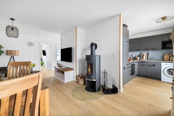 Wohnzimmer  Ferienwohnung Zitroneninsel